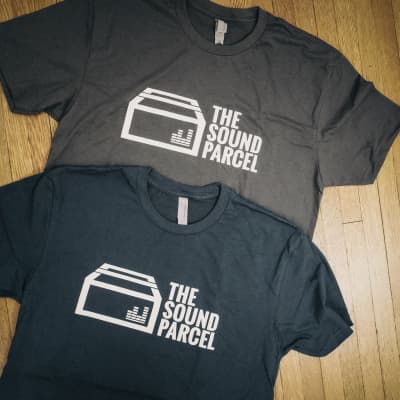 The Sound Parcel Men's T-Shirt - Medium / Indigo Blue image 4