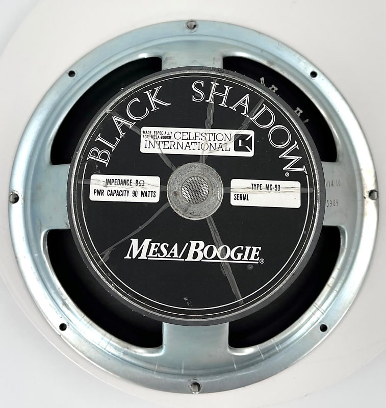 Mesa Boogie 12" Black Shadow Speaker in very good condition Reverb
