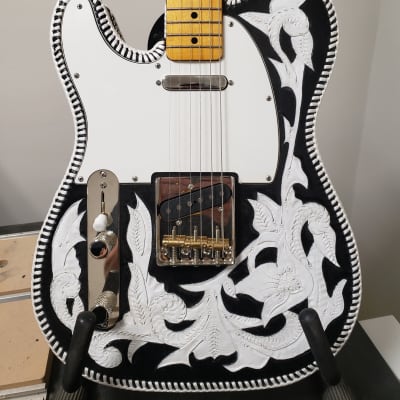 Fender Telecaster 2000-2022 - Leather Waylon tribute for sale