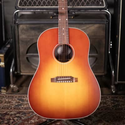 Gibson J-45 Studio Rosewood Acoustic/Electric Guitar - Satin Rosewood Burst with Hardshell Case image 2