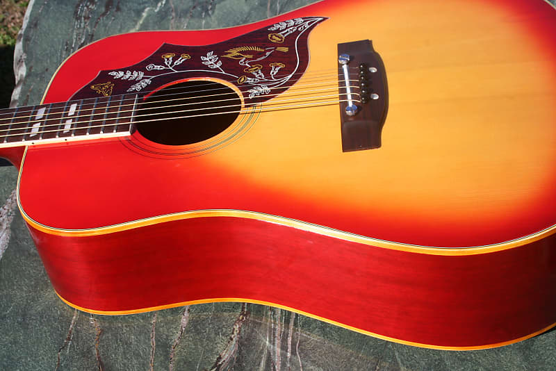 Conqueror CS-27 日本製 ビンテージアコースティックギター チェリー