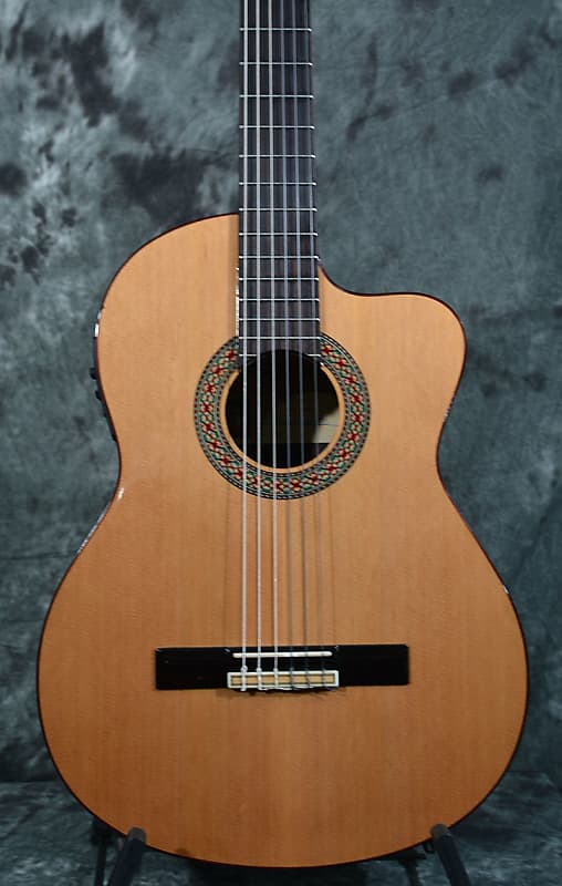 Manuel Rodriguez Model A Cut Cutaway Nylon Classical Acoustic Electric w Hardshell Case & FAST Shipping image 1