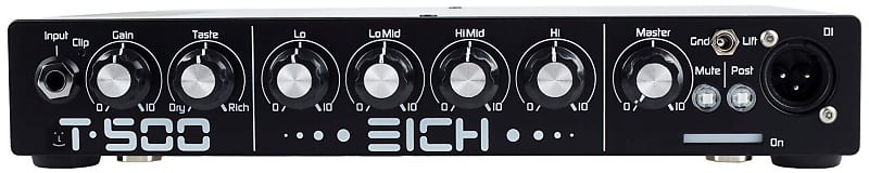 Eich Amplification T-500 Black Edition 5 Mega Ohm Input Stage image 1