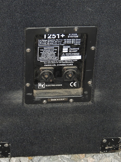 Electro-Voice EV T251+ ネットワーク 9935A1128 Electro-Voice EV T251 Full-Range 2-Way Network, 400W/8Ω Used