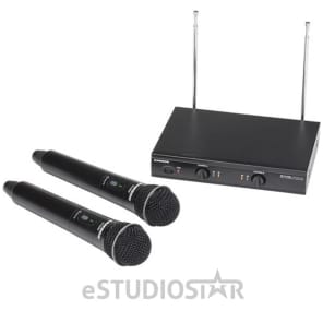 Samson Stage 200 Dual Channel Wireless Handheld Mic System - A Band