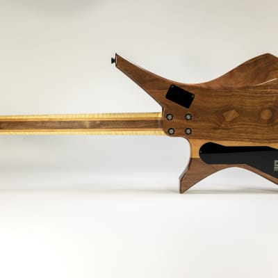Downes Guitars Model 101ST - Figured maple top headless 6-string image 2