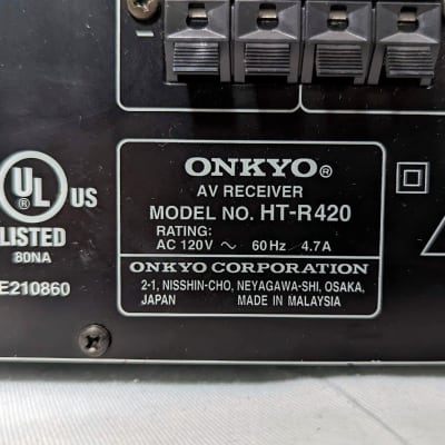 Onkyo HT-R420 5.1 ch Stereo AV Receiver Tuner Amplifier - Black image 11