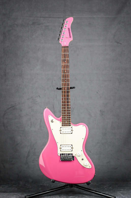 Fernandes JG Jaguar offset 1999 Pink | Reverb