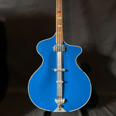 1958-63 Wandré Waid Blue Bass Sculpture Rare by Antonio Pioli image 2