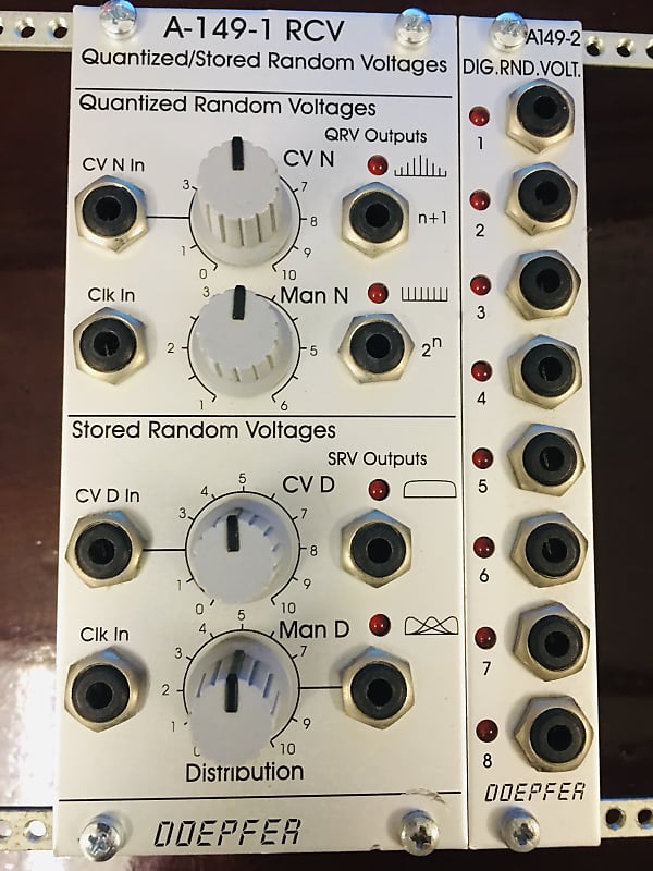 Doepfer A-149-1 RCV + A-149-2 (buchla Source of Uncertainty clone)