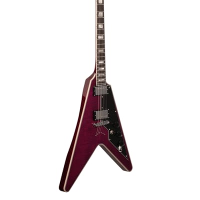 Schecter V1 Custom Electric Guitar Trans Purple image 8