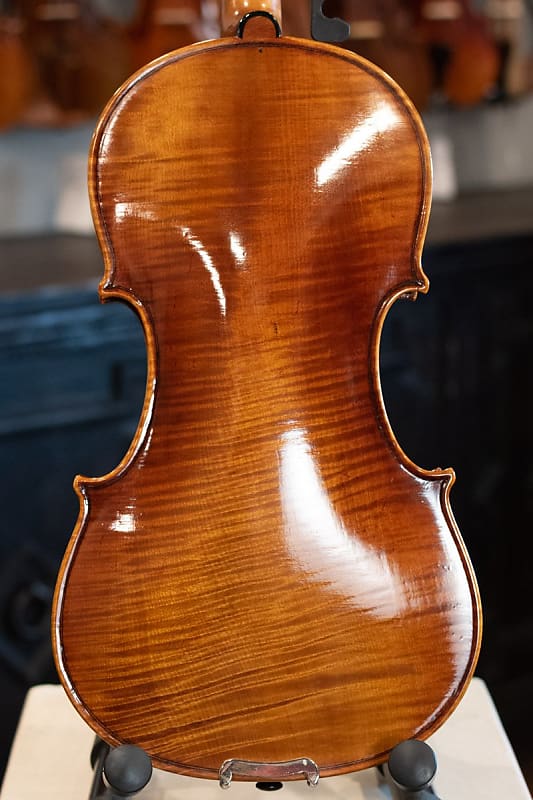 Scott Cao STV-850 Ysaye (1740 Guarneri) 4/4 Violin - One Piece Back