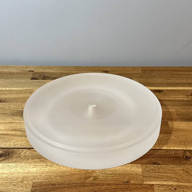 Unbranded Acrylic turntable platter vinyl records  			