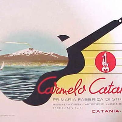 CATANIA CARMELO 1958 Handmade Italian Model 1 No. 39795 image 6
