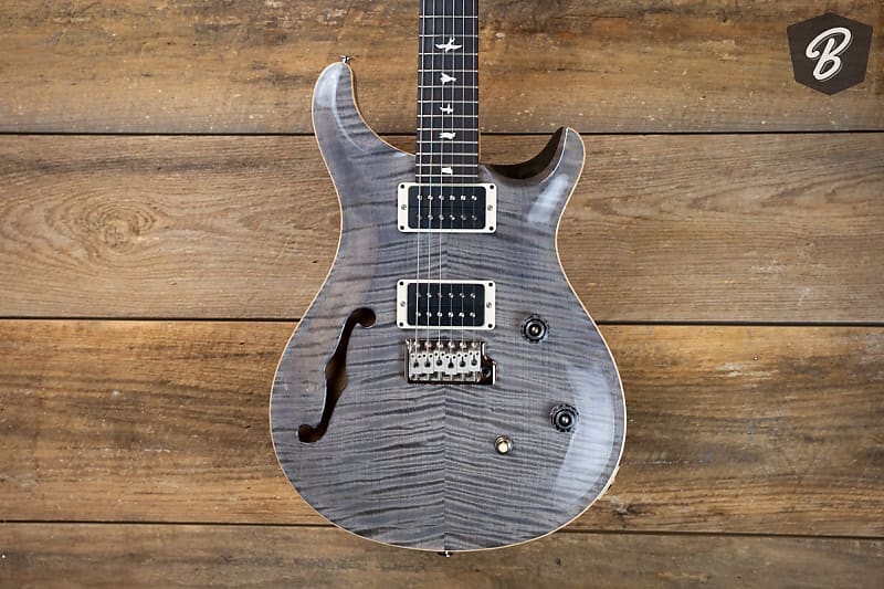 PRS CE 24 Semi-Hollow in Charcoal image 1