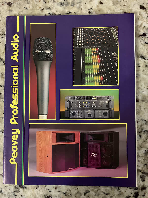 Peavey Professional Audio Catalog 1985 800 1310 601R 701R R6M