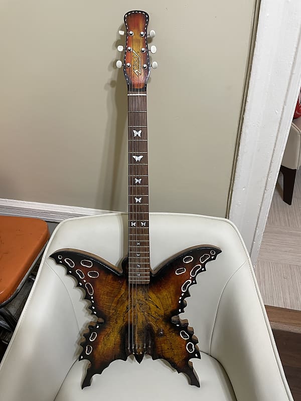 Collectible Custom Made Rick Kelly Butterfly Guitar image 1