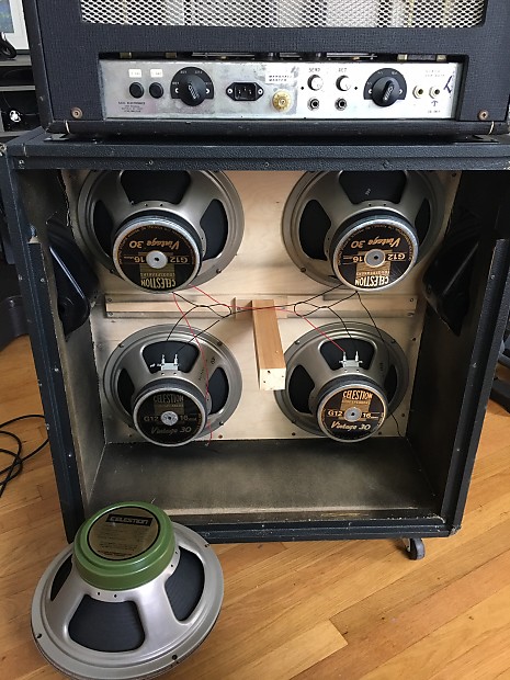 Marshall 1960AX Slant 4x12 UK Vintage 30 s 16ohm