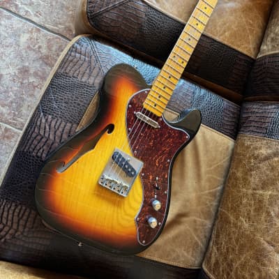 1980s Fender Japan 69 Reissue Thinline Telecaster | Reverb