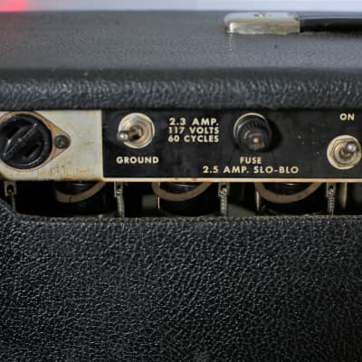 1967 Fender Twin Reverb Amp w/ Case (VIDEO) image 4