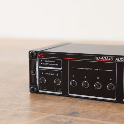RDL RU-ADA4D Audio Distribution Amplifier (No Power Supply Included) CG00NZ3 image 3