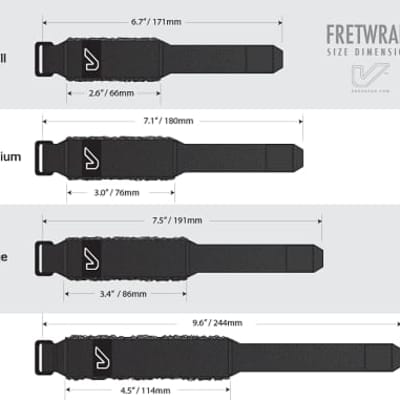 GruvGear FretWraps Black 3-Pack (Small) image 9