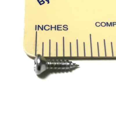 Pickguard Screws Gibson Size #3 x 3/8" Chrome 20pc image 4