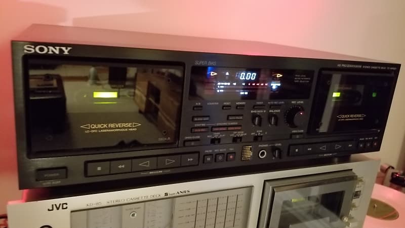 Sony TC-WR820 Double Cassette Deck With Auto Reverse And Record On Both Decks. Dolby B/C, HX Pro, Real-time Counter And More... | Reverb Canada