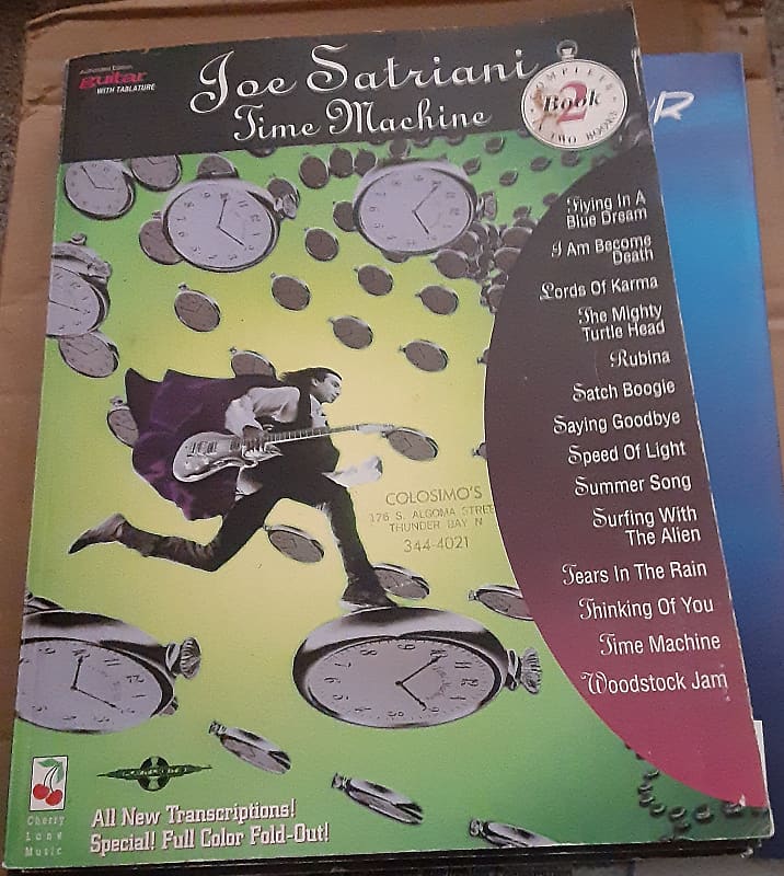 Joe Satriani Time Machine Book1と2（Joe Satriani – Time