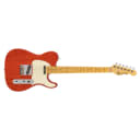 G&L Tribute ASAT Classic Solidbody Electric Guitar Maple Fretboard Clear Orange