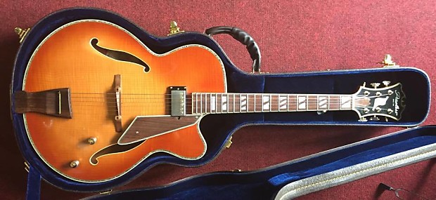 Peerless Jazz City Semi Hollow Electric Guitar With Case