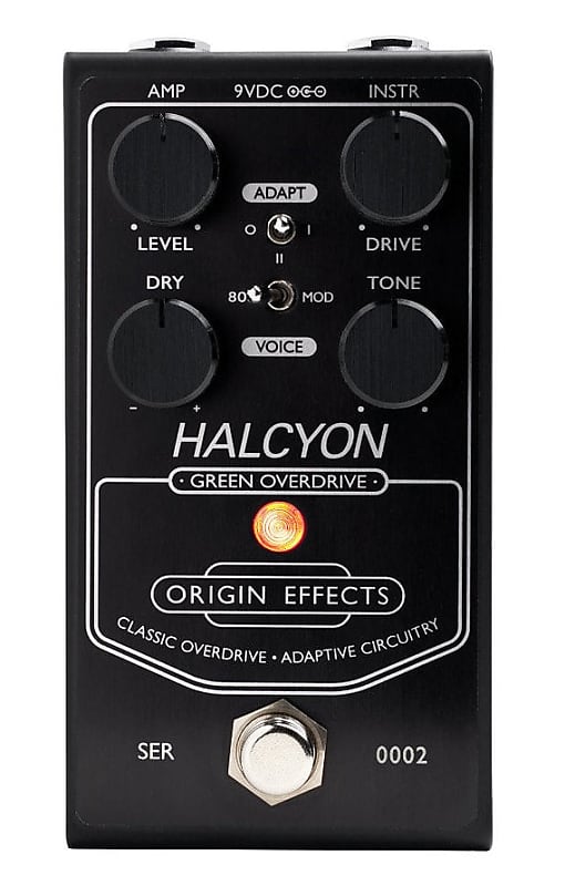 Origin Effects Halcyon Green Overdrive Pedal Black Edition image 1