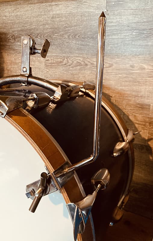 Cowbell Bass Drum Mount Unbranded Clamps to Bass Drum Hoop Reverb