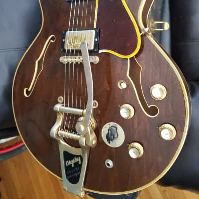 1969 Gibson Es-355 Custom Walnut~100% Original~ Professional Grade Top Of The Line Pre Norlin w no issues 
 Nice as they get image 3