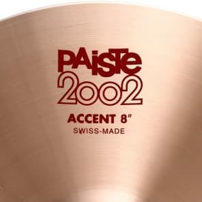Paiste 8 inch 2002 Accent Cymbal - each image 4