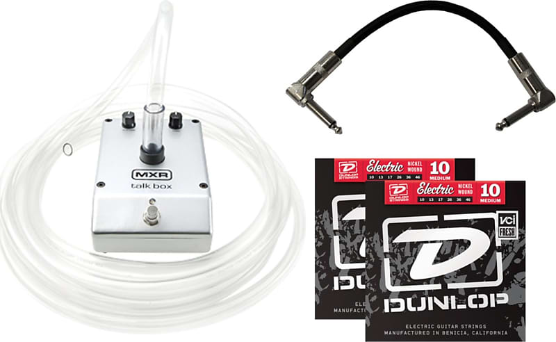 MXR by Dunlop M222 Talk Box Bundle w/ Power Supply, Patch Cable, and 2 Packs of Strings! image 1