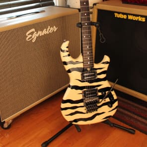 1984 Aria Pro II RS Inazuma V in Zebra Stripe | Reverb