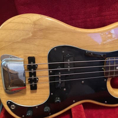 Fender  P bass   Modified 1977 Natural image 8