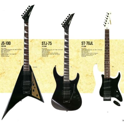 Fernandes JS-100 RR (Jackson Randy Rhoads) MIJ 1990s Black