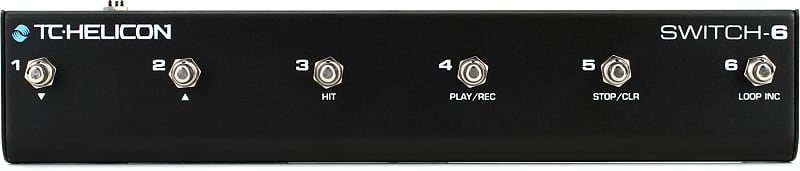 TC-Helicon Switch-6 Accessory Pedal for Expanded Effects Control (2-pack) Bundle image 1