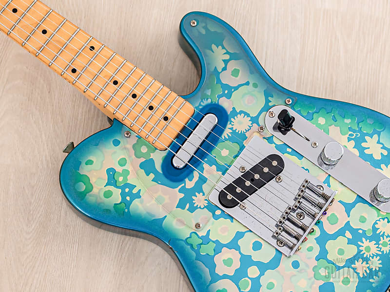 1993 Fender Mini Telecaster MTL-42 3/4 Size Guitar Blue