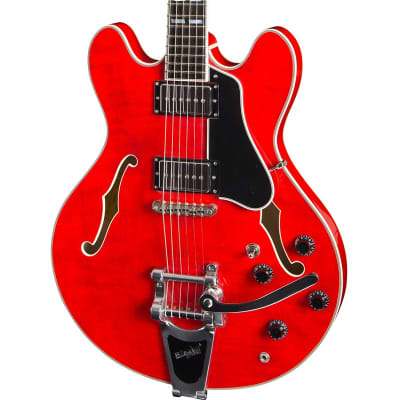 Eastman T486B Center Block Thinline, Red for sale