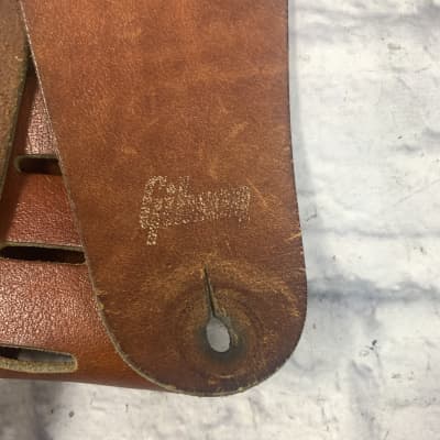 Vintage 70's Gibson Leather Bass Strap image 2