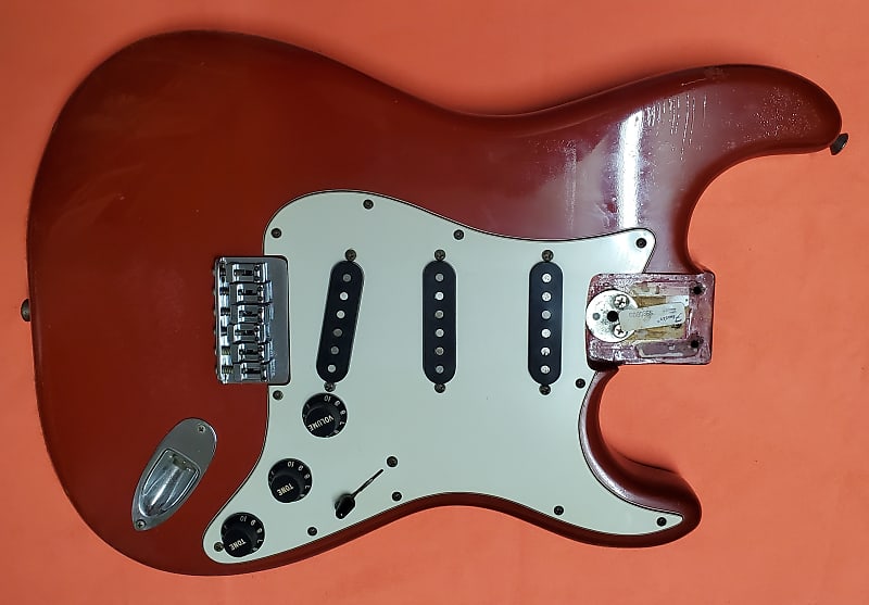 ギター Fender 1979? Stratocaster Morocco Red Vintage 1979 USA Made Fender Guitar International Series