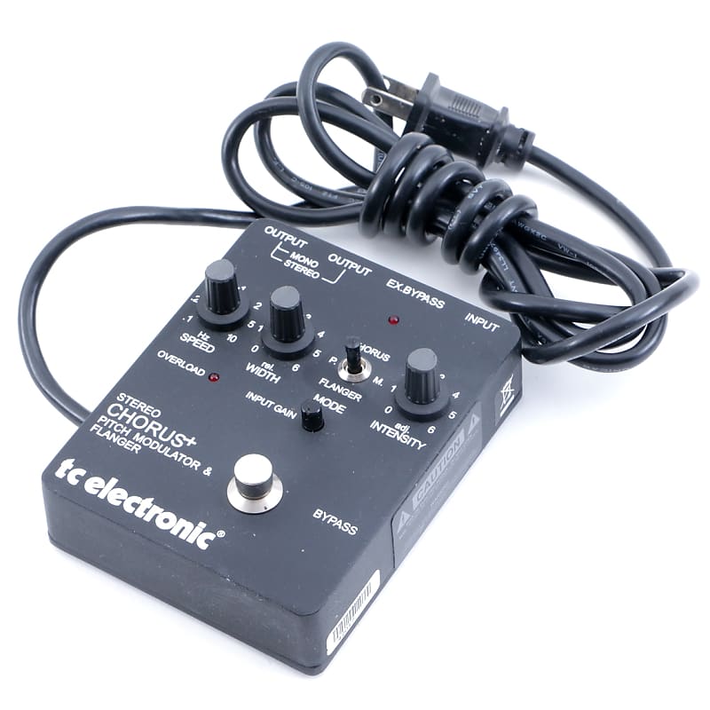 TC Electronic Stereo Chorus+ Chorus/Pitch Mod/Flanger Guitar Effects Pedal