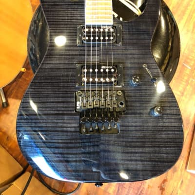 ESP LTD M-200FM Electric Guitar See-Thru Black image 3