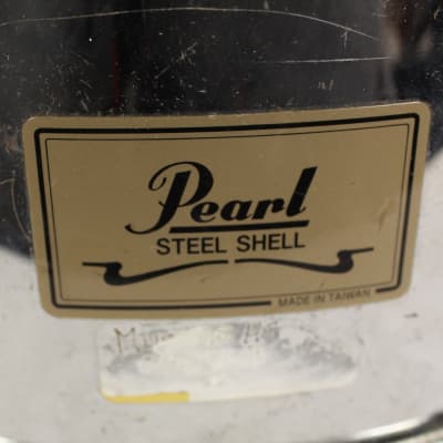 Pearl Steel Shell SS Snare Drum 8 lug 14" X 5" with Case - Chrome image 8