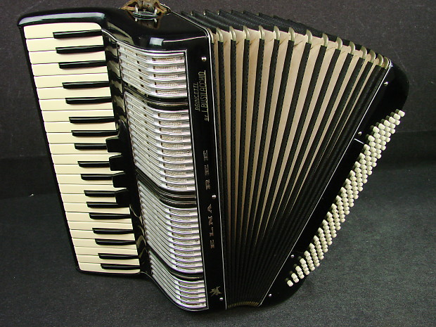 Vintage Princetti Accordion 41 Key 120 Button w Case Made in Italy