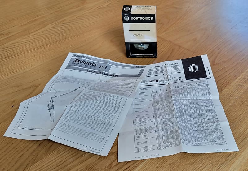 Nortronics 4401 NOS Erase 1/4 Tape Head 1962 Reverb