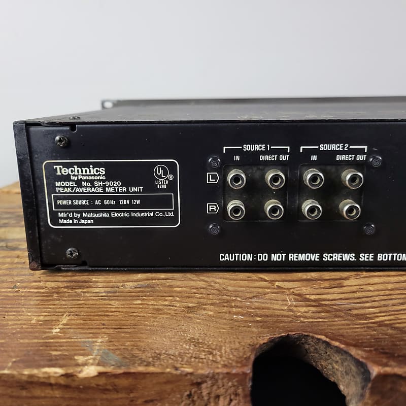 Technics SH-9020M ピークメーター　アベレージメーター TECHNICS SH-9020 RARE Peak Average Meter Unit Vintage 1977